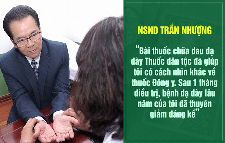 NSND Trần Nhượng chia sẻ hiệu quả điều trị của Sơ can Bình vị tán