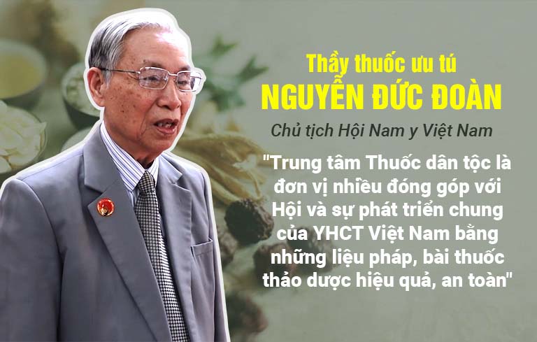 Thầy thuốc ưu tú Nguyễn Đức Đoàn đánh giá cao liệu pháp chữa phong ngứa Thuốc dân tộc