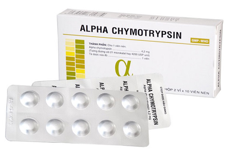 Alpha chymotrypsin là thuốc gì
