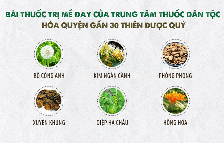 Tiêu ban Giải độc thang chữa mề đay với gần 30 dược liệu quý