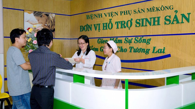 Các khoa phòng tại bệnh viện phụ sản Mêkông