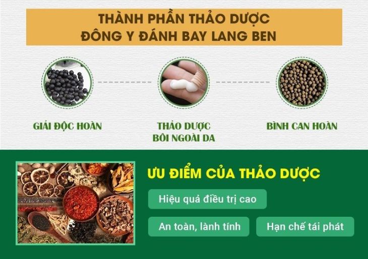 Bài thuốc thảo mộc đặc trị lang ben, hắc lào với nhiều ưu điểm vượt trội