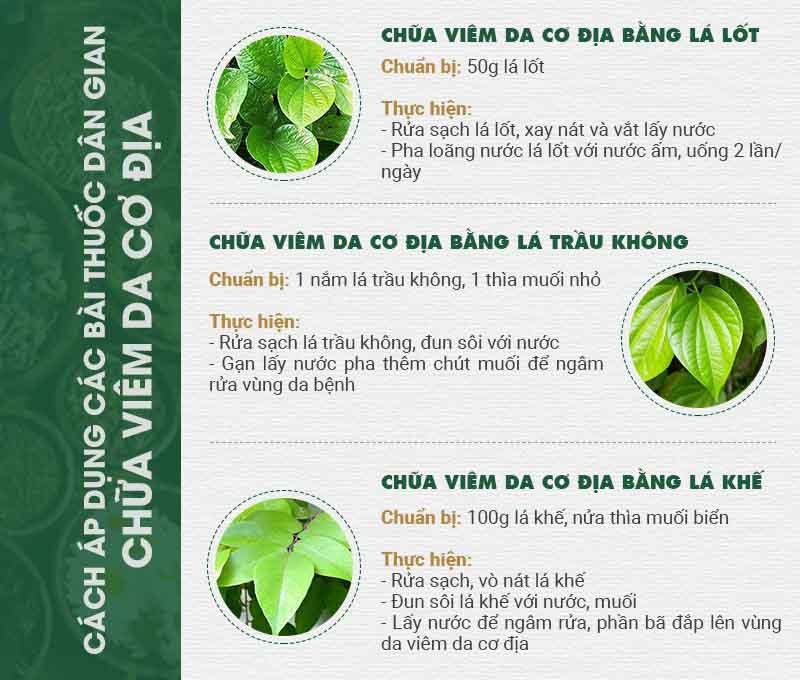 Chữa viêm da cơ địa bằng dân gian