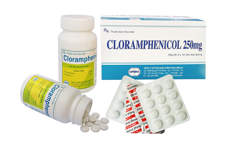 cloramphenicol 250mg dạng viên