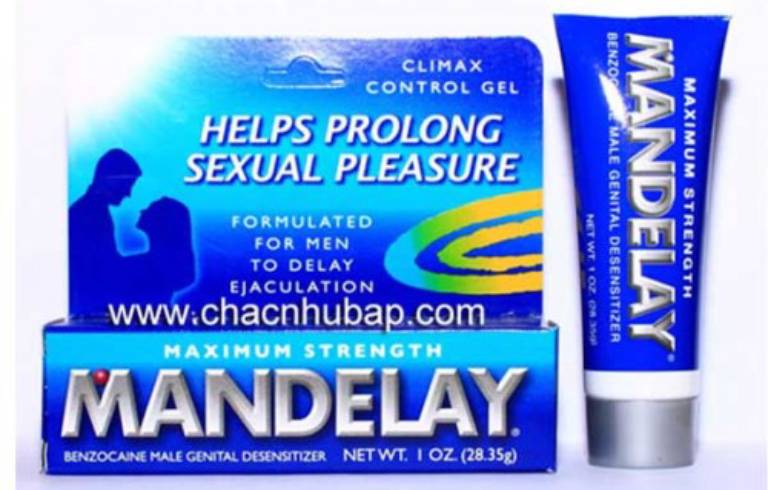 Gel bôi trơn chống xuất tinh sớm Mandelay của Mỹ được nhiều nam giới lựa chọn để cải thiện chất lượng đời sống tình dục