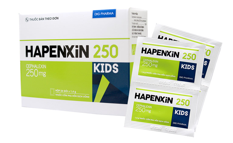thuốc hapenxin cephalexin 500mg capsules