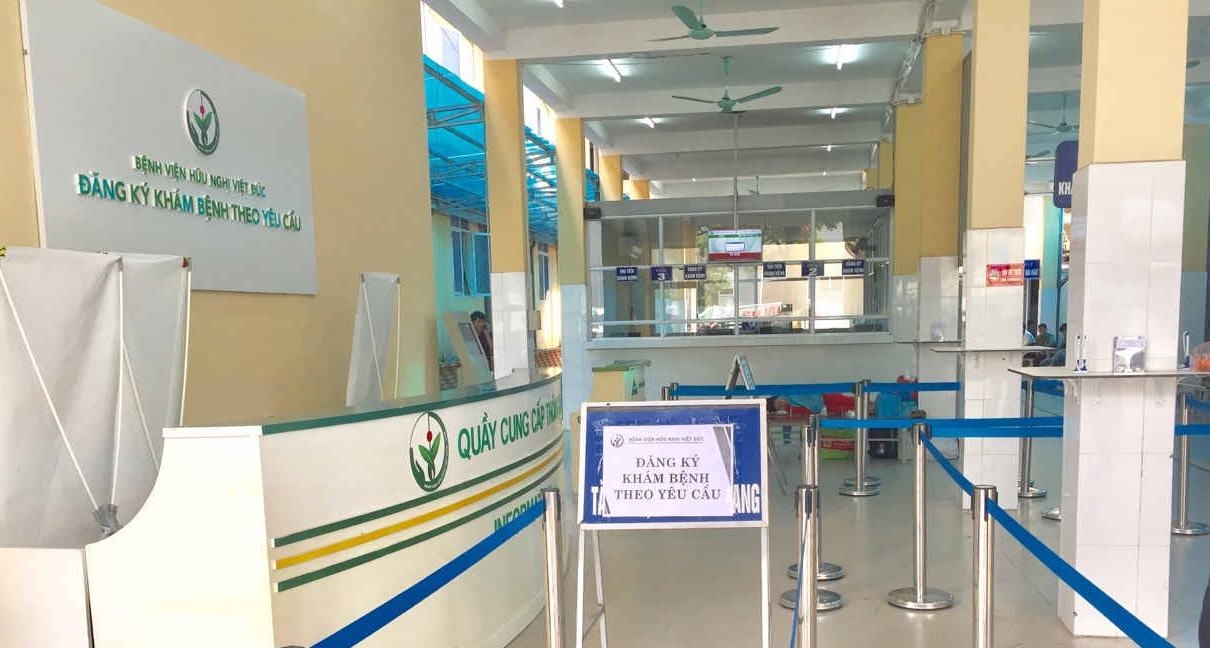 quy trình khám bệnh tại bệnh viện Hữu Nghị Việt Đức