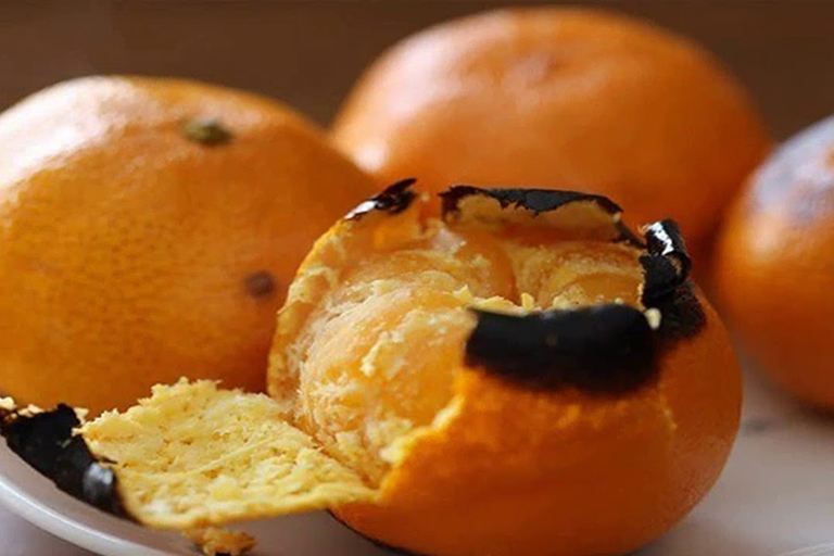 Cách dùng quả cam nướng làm tiêu đờm cho bà bầu