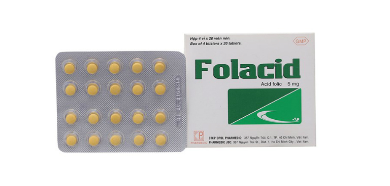 Thuốc Folacid có chứa thành phần chính là chất Axit Folic, một loại vitamin nhóm B không thể thiếu trong cơ thể.