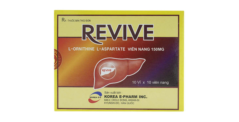 Thuốc Revive điều trị bệnh gan nhiễm mỡ, viêm gan cấp & mãn tính, viêm gan do bia rượu,...