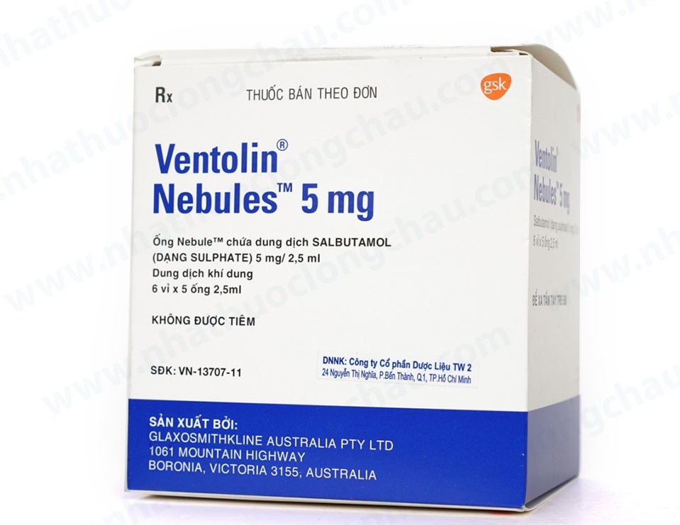 thuốc Ventolin Nebules