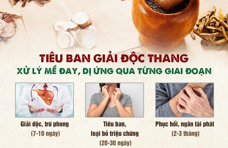 Hiệu quả của bài thuốc Tiêu ban Giải độc thang