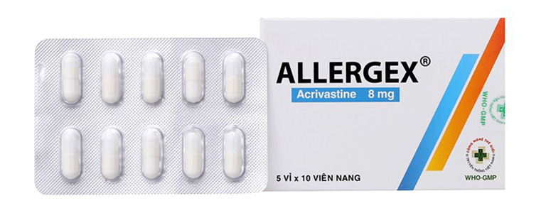 Thuốc Allergex có tác dụng điều trị viêm mũi dị ứng cho người lớn và trẻ em trên 12 tuổi