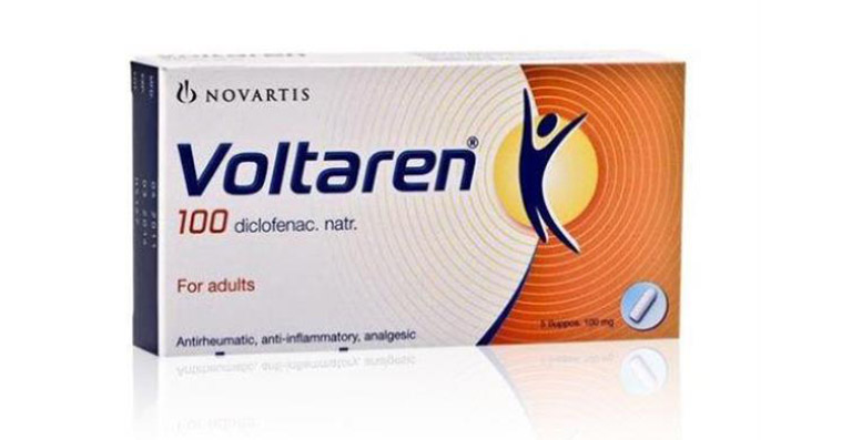 thuốc đạn Voltaren 100mg Supro